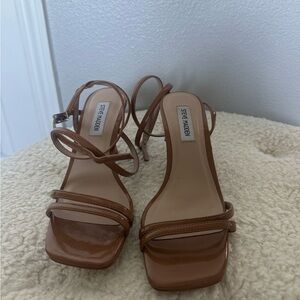 Steve Madden Brown Strappy Heels